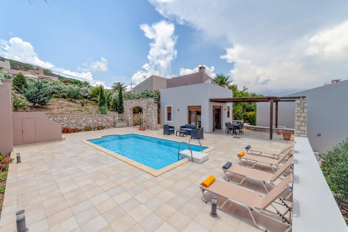Karena seaview villa Gerani Chanion Exteriör bild