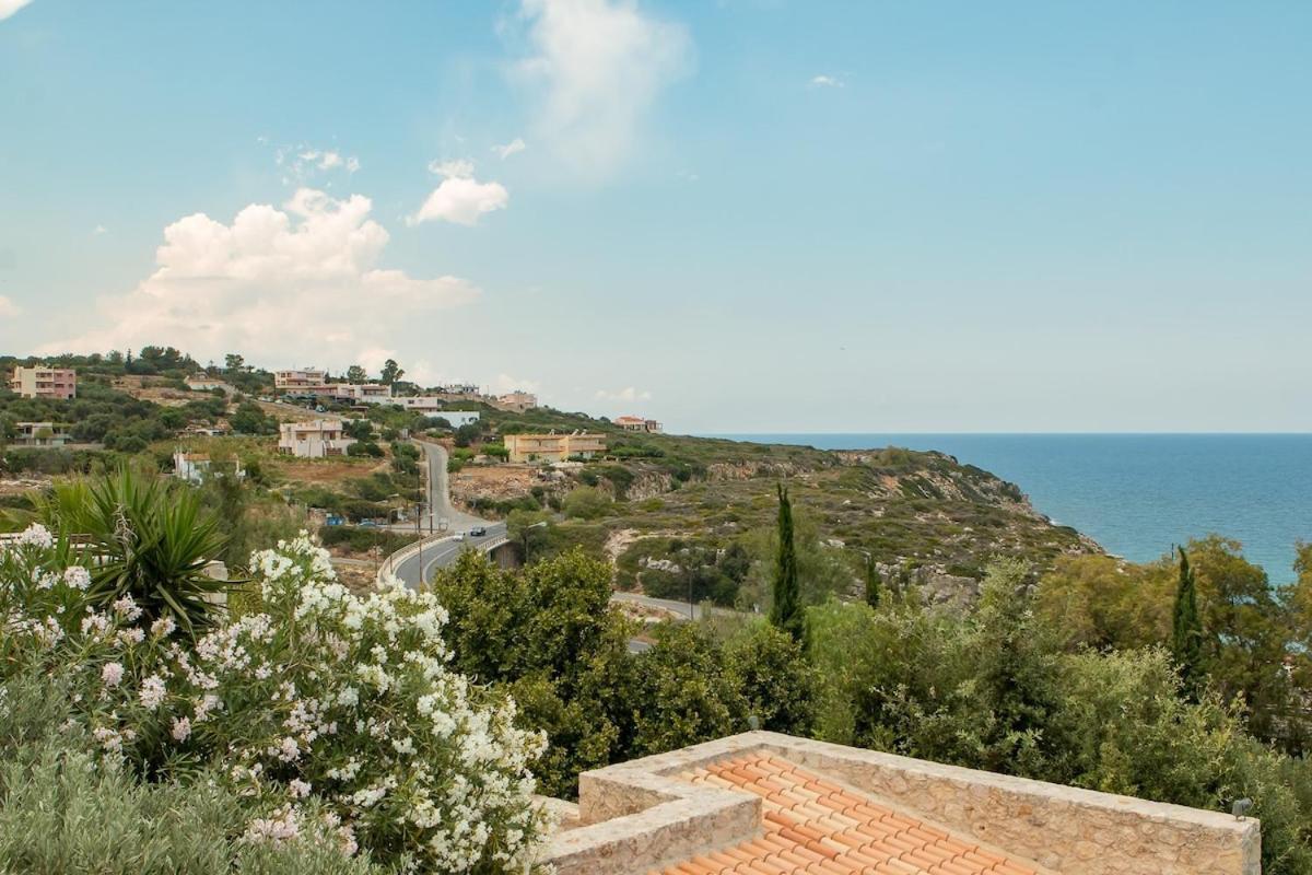 Karena seaview villa Gerani Chanion Exteriör bild