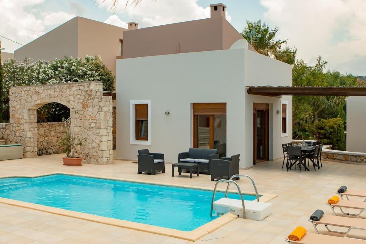 Karena seaview villa Gerani Chanion Exteriör bild