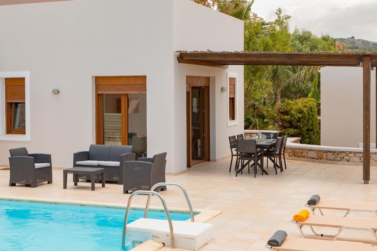 Karena seaview villa Gerani Chanion Exteriör bild